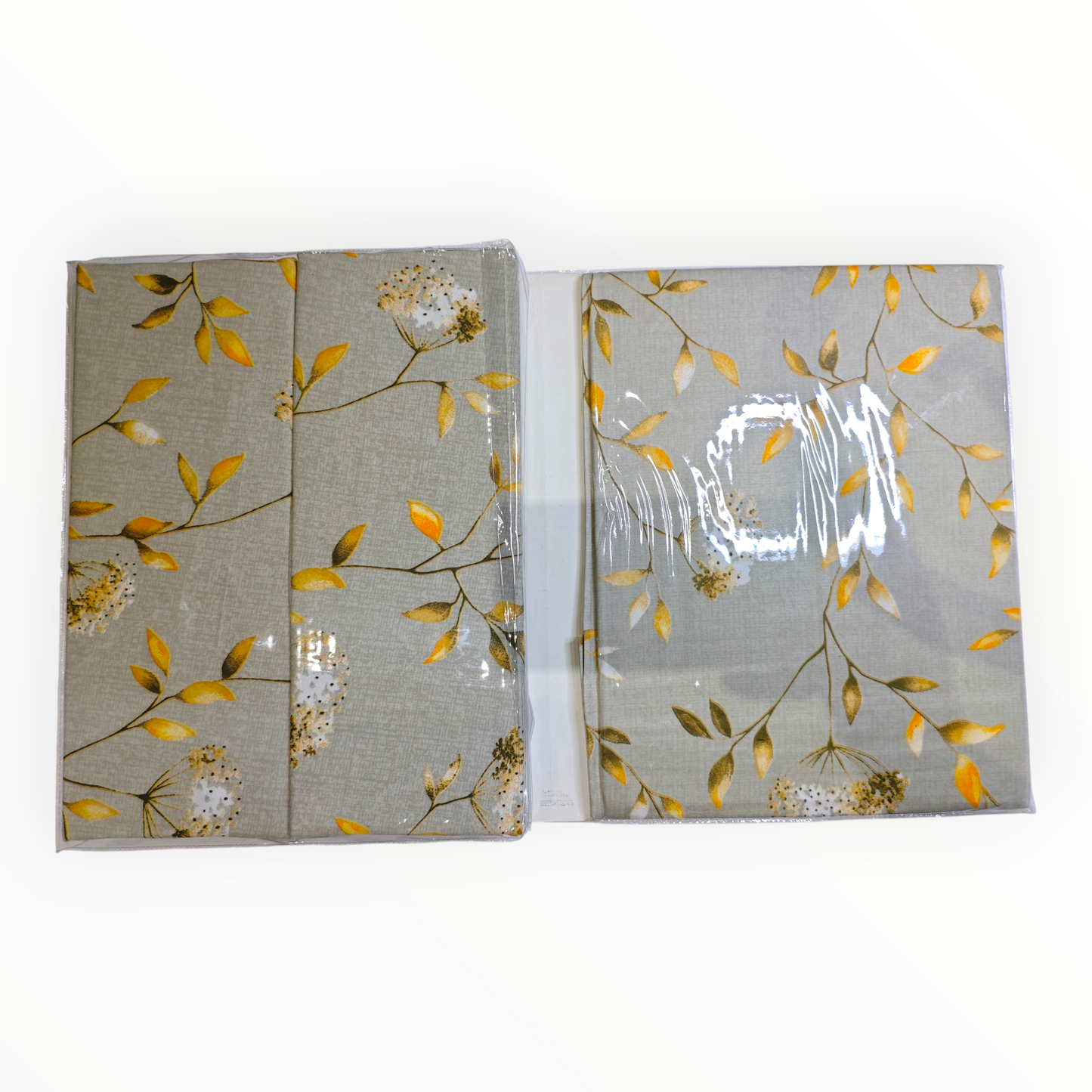 Metropolis Daffodil Super Soft Bedsheet Set (Light Green Floral)