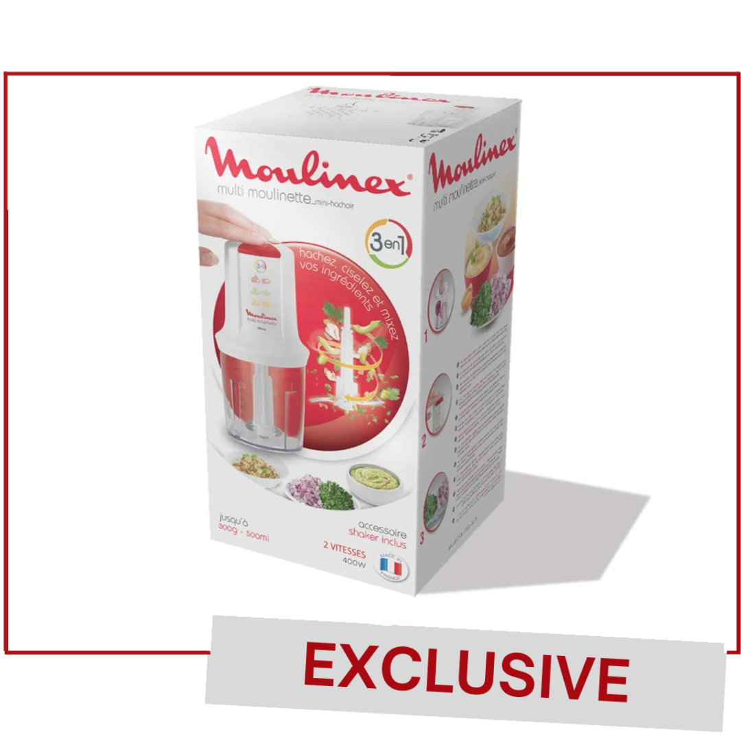 MOULINEX MULTIMOULINETTE 3-IN-1 AT714G32