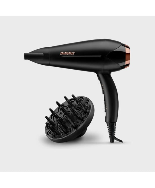 Babyliss Hair Dryer Turbo Shine 2200W – Black/Bronze Chrome