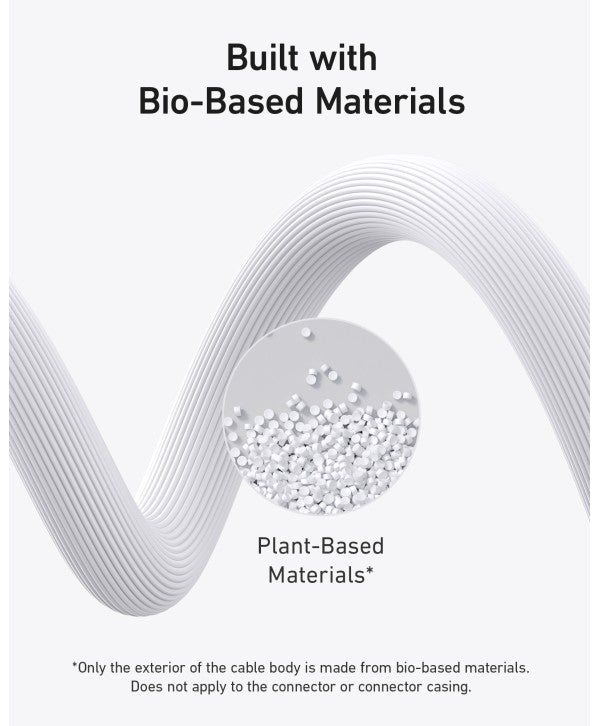 Anker 542 USB-C to Lightning Cable 3ft – Bio-Based, White