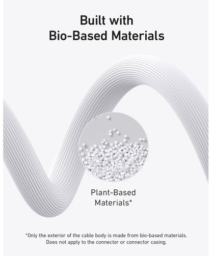 Anker 542 USB-C to Lightning Cable 3ft – Bio-Based, White