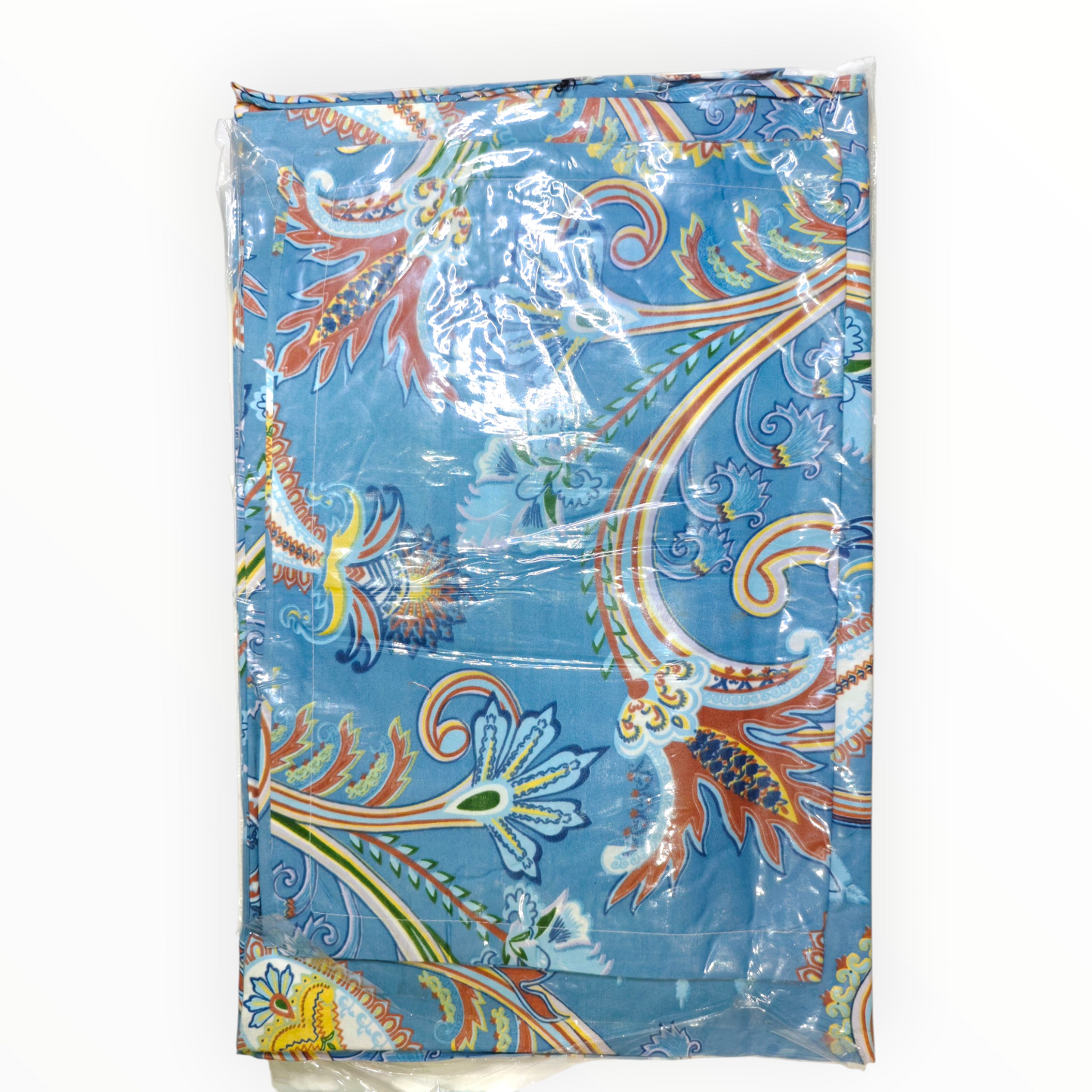 Galaxy Blue Flower Bedsheet Set