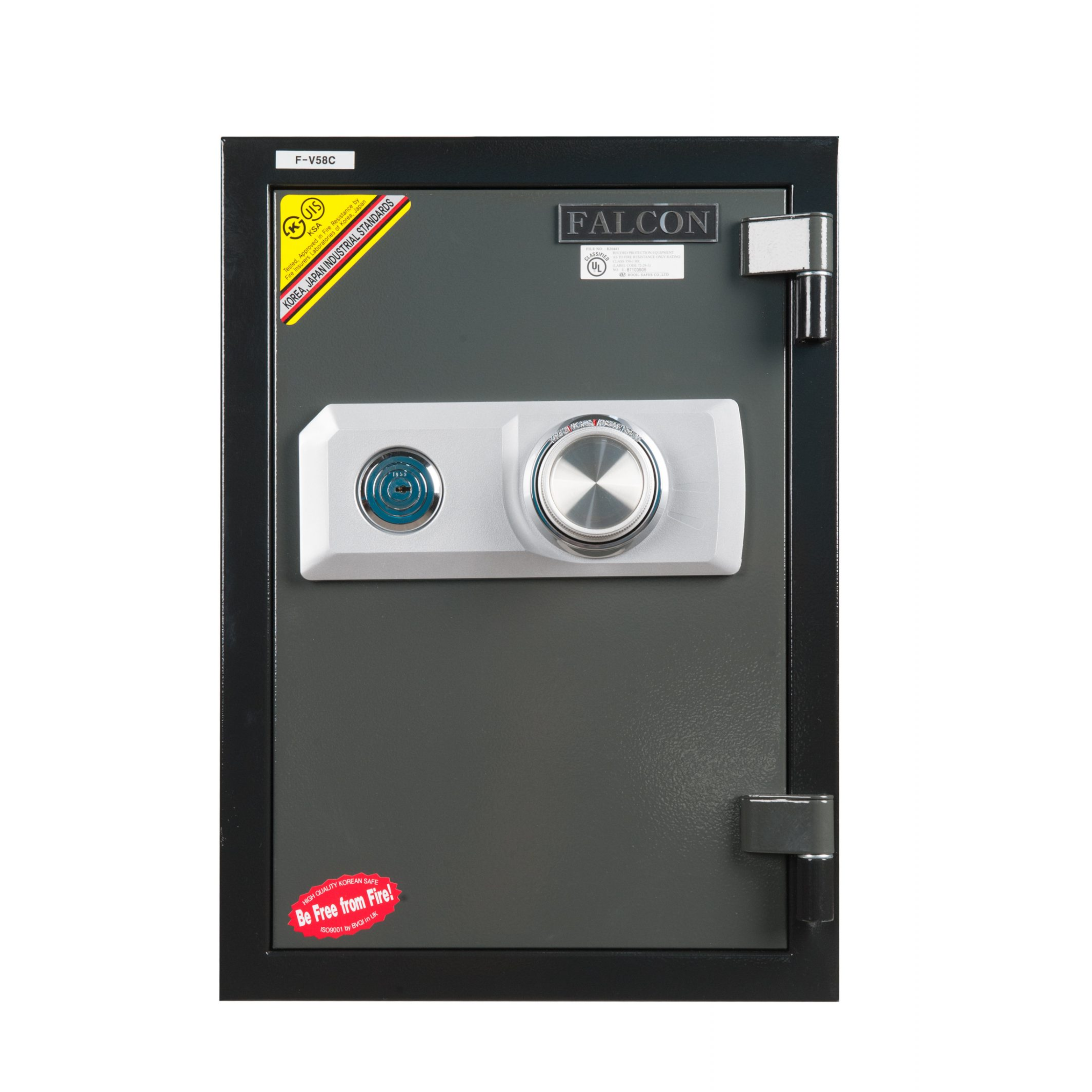 Falcon Lock Safe Solid F-V58 – 57kg Steel Safe with Combination or Digital Lock