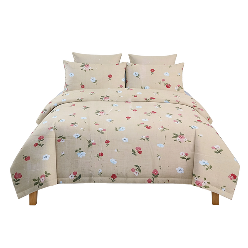 London Dreams Brida Maroon Bedsheet Set