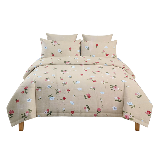London Dreams Brida Maroon Bedsheet Set