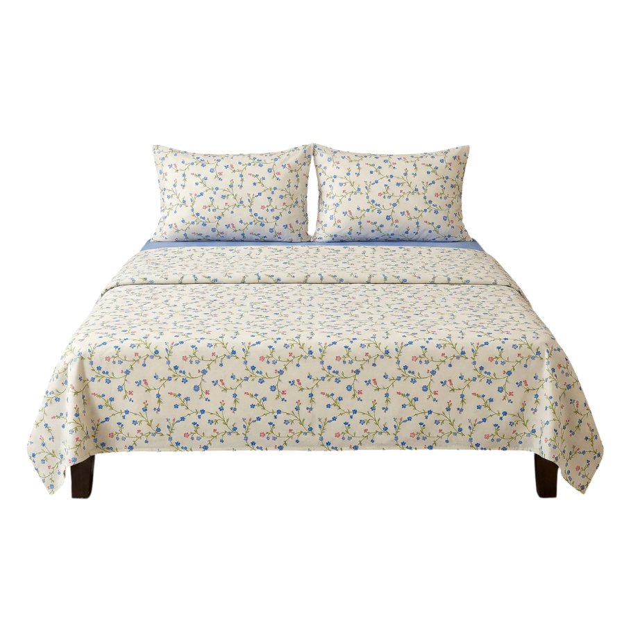 Brida White Beauty Bedsheet Set