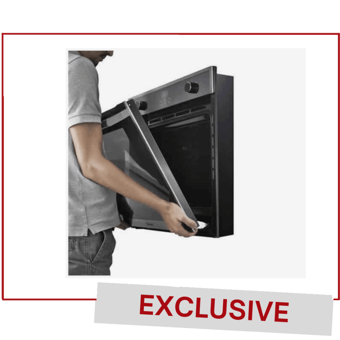 RINNAI BUILT IN OVEN, 70L/60CM ROE6208TAEM