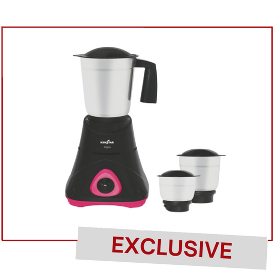 KENSTAR MIXER GRINDER TUFEE BLACK/PINK 500W KMTUF50P3SRODJS