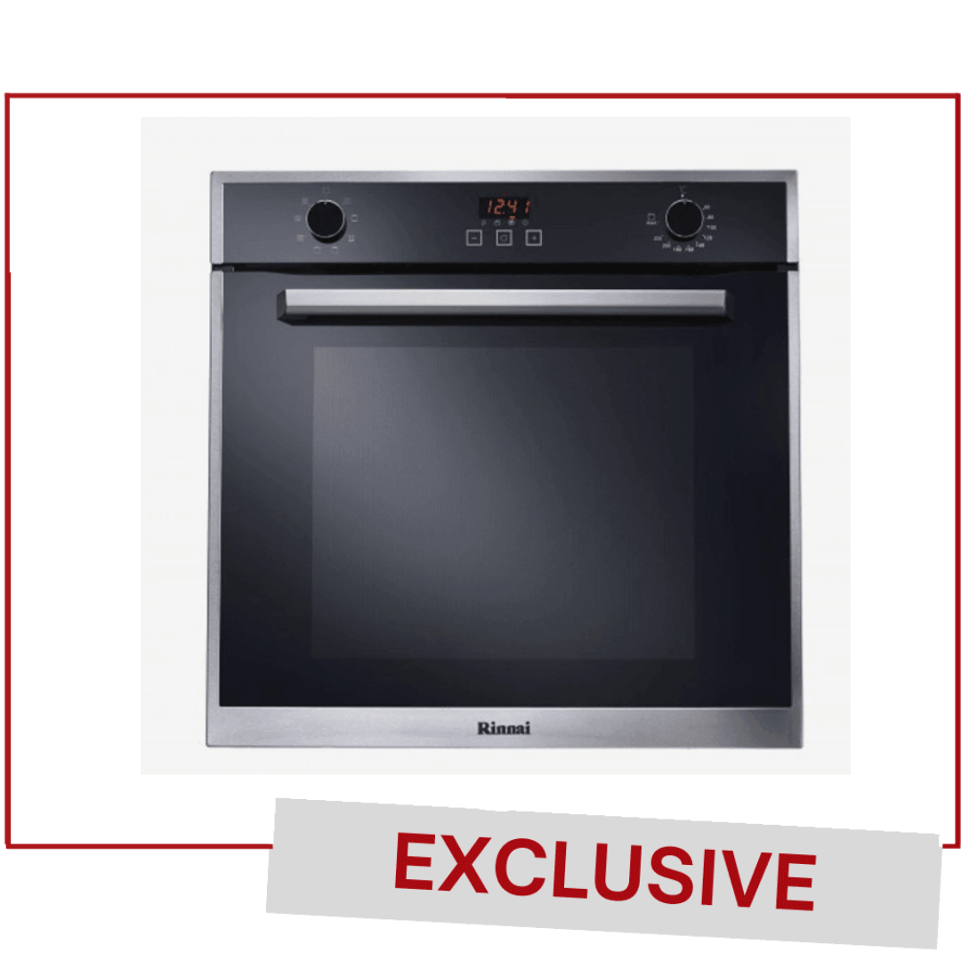 RINNAI BUILT IN OVEN, 70L/60CM ROE6208TAEM